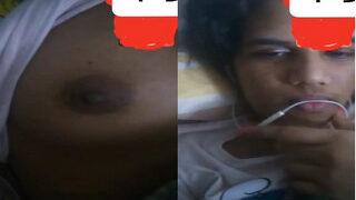 Desi Girl Shows Boobs On VC | MyDesi