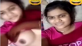 Desi Girl Shows Her Boobs On VC | MyDesi