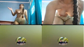 Desi Girl Shows Her Nude Body To Lover On VC Part 2 | MyDesi