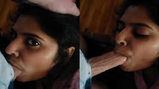 Desi Girl Sucking Lover Dick | MyDesi