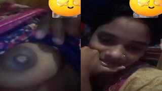 Desi Village Girl Shows Her Boobs On VC | MyDesi
