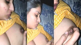 Cute Desi Girl Boobs Pressing By Lover | MyDesi