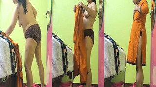 Sexy Desi Wife Wearing Cloths | MyDesi