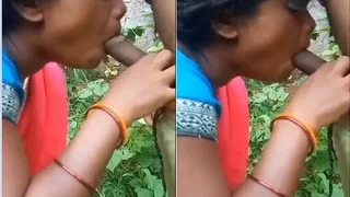 Desi Wife Blowjob And Fucking With Lover OutDoor Part 1 | MyDesi