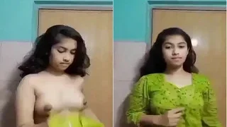 Desi Girl Shows Her Boobs | MyDesi