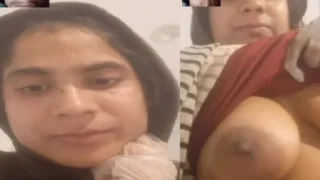 Naughty Girlfriend Cute Boob Show On Video Call | MyDesi
