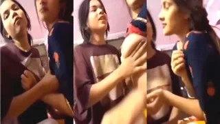 Desi Lesbo Girl Shows Boobs | MyDesi