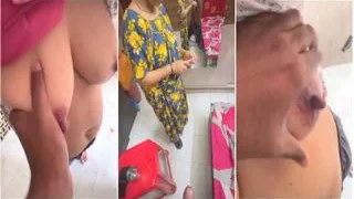 Desi Wife Boobs Pressing And Handjob | MyDesi