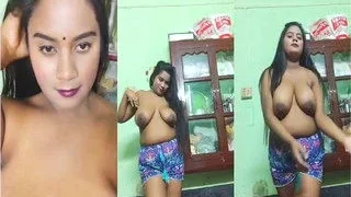Sexy Desi Girl Shows Her Big Boobs | MyDesi