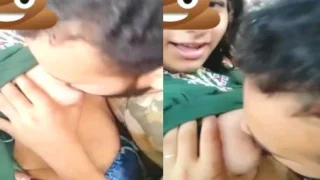 DESI NEIGHBOUR BABE BOOBS SUCKED AND GIVING JUICY BJ | MyDesi