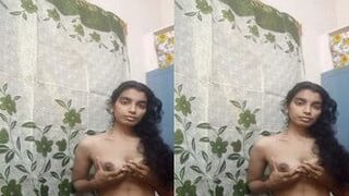 Desi Girl Play With Her Boobs | MyDesi