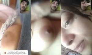 Sexy Desi Girl Shows Her Boobs On VC | MyDesi