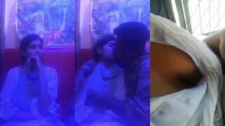 Desi Lover Kissing And Brest Pressing | MyDesi