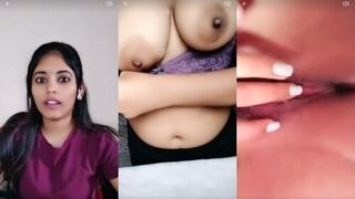 Cute Desi Girl Private Tango Show | MyDesi
